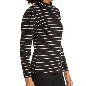 NWT La Vie Striped Long Sleeve Top. 96% Cotton and 4% Spandex